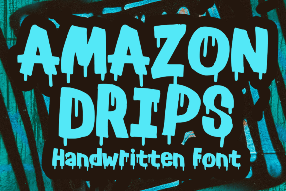 Amazon Drips: Elevating Design with Bold, Painted Typography