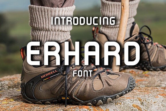 Erhard: Elevating Creative Projects with a Unique Display Font
