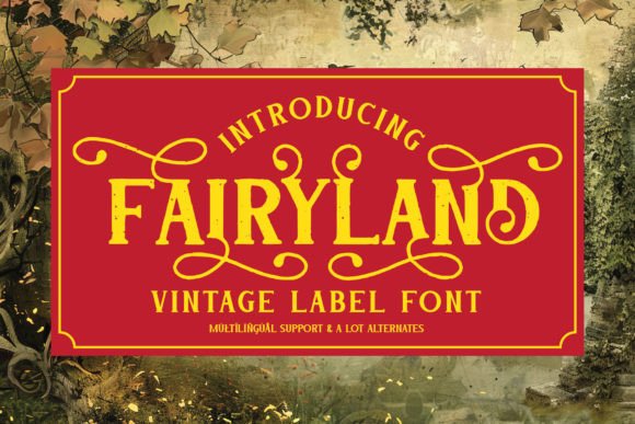 Fairyland: Crafting Timeless Visual Identities with a Whimsical Display Font