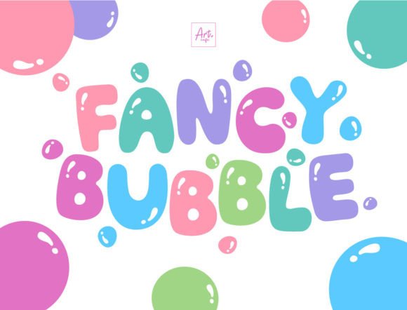 Fancy Bubble: Whimsical Typography for Joyful Design
