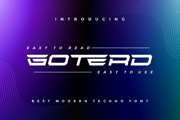 Goterd: A Bold Display Font for Modern Design Projects