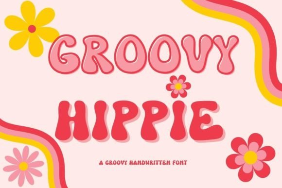 Groovy Hippie: A Playful Retro Display Font
