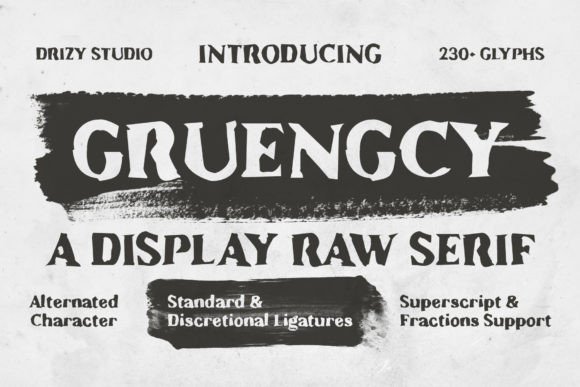 Gruengcy: Evaluating a Fusion of Grunge, Serif, and Pointillism