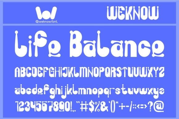 Injecting Personality into Brand Identity: The Strategic Power of the Life Balance Font
