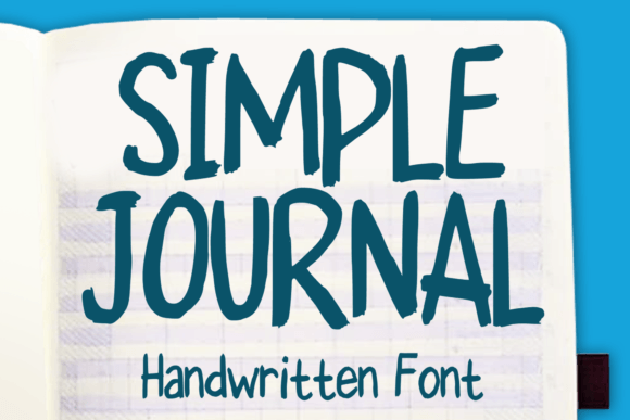 Simple Journal: The Handwritten Marker Font